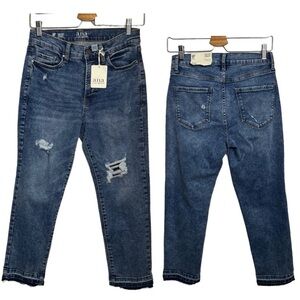a.n.a High Rise Straight Leg Jeans